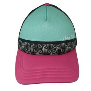 Park City Snapback Trucker Hat Multicolor One Size Adjustable Mesh Back Trick